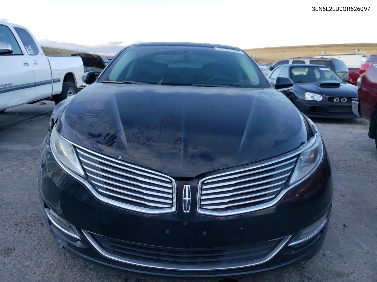 2016 Lincoln Mkz Hybrid VIN: 3LN6L2LU0GR626097 Lot: 75501004