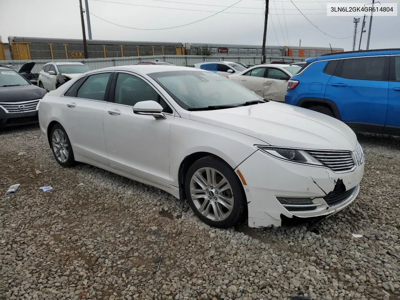 2016 Lincoln Mkz VIN: 3LN6L2GK4GR614804 Lot: 76039134