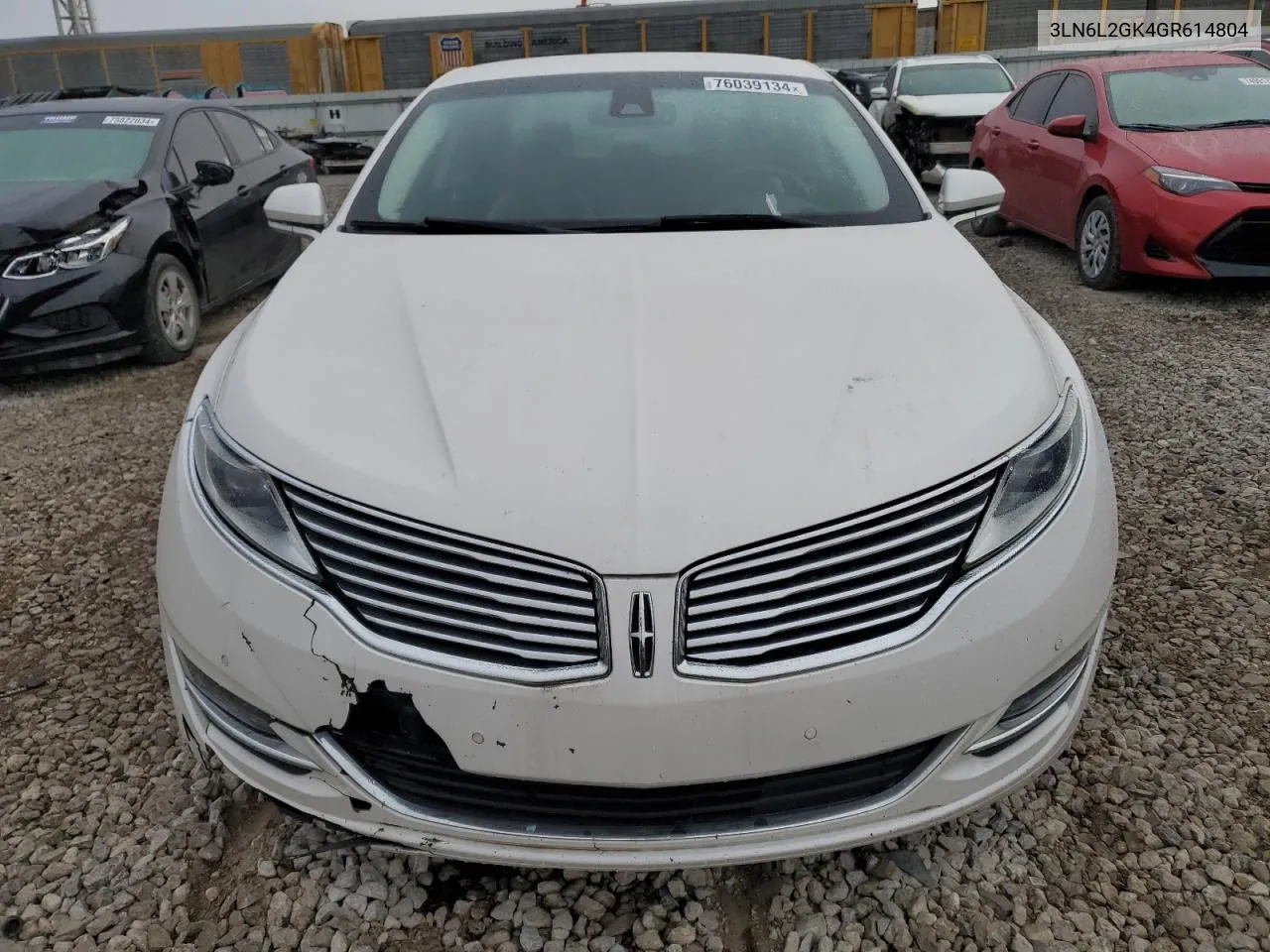 2016 Lincoln Mkz VIN: 3LN6L2GK4GR614804 Lot: 76039134