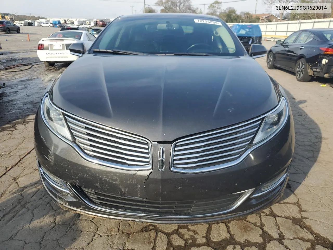 2016 Lincoln Mkz VIN: 3LN6L2J99GR629014 Lot: 78226894