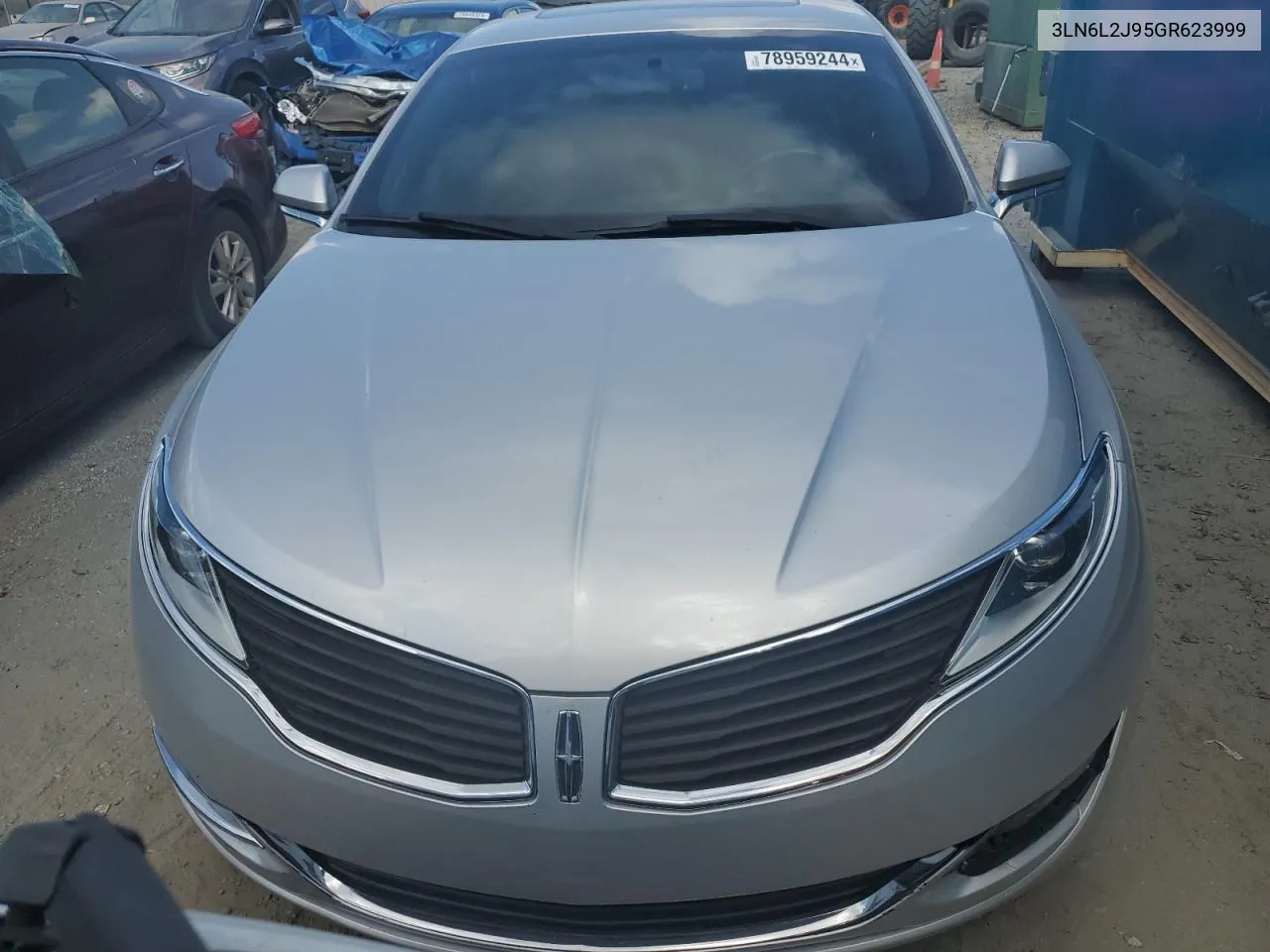 2016 Lincoln Mkz VIN: 3LN6L2J95GR623999 Lot: 78959244