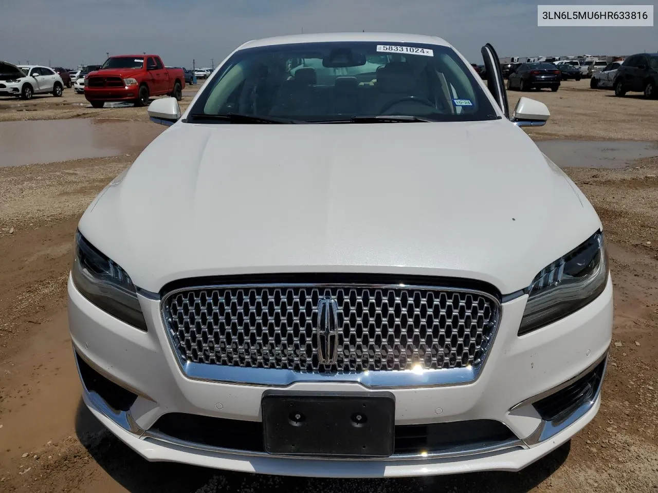 2017 Lincoln Mkz Hybrid Reserve VIN: 3LN6L5MU6HR633816 Lot: 58331024