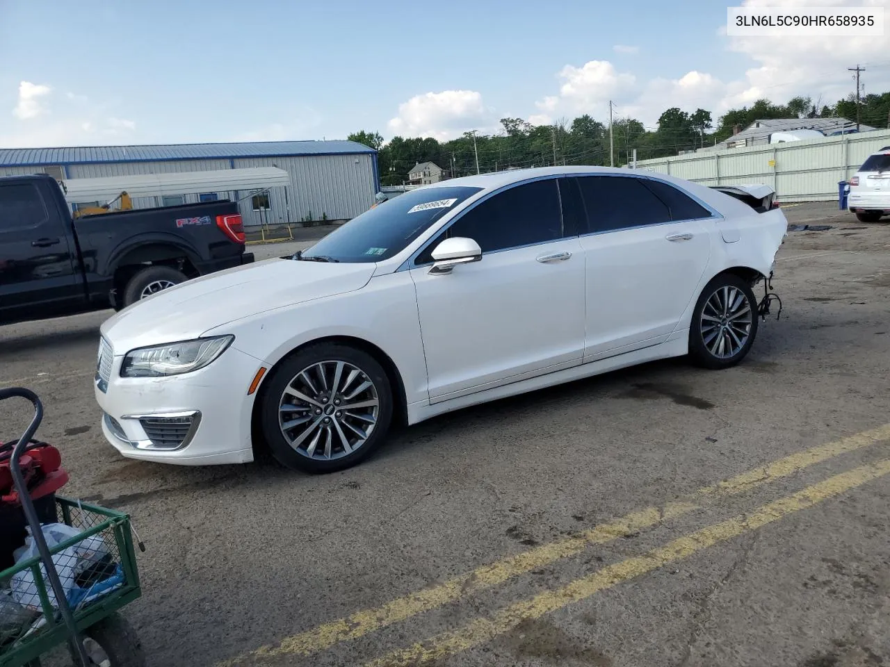 2017 Lincoln Mkz Select VIN: 3LN6L5C90HR658935 Lot: 59889654