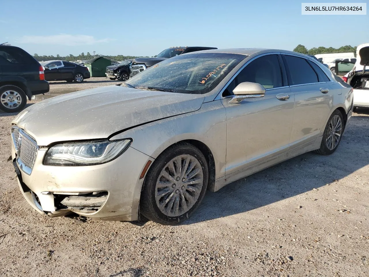 3LN6L5LU7HR634264 2017 Lincoln Mkz Hybrid Select