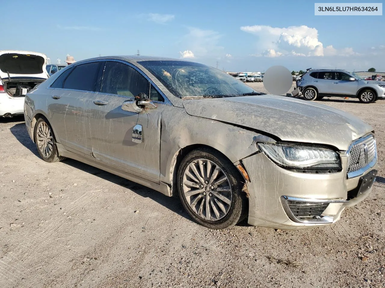 3LN6L5LU7HR634264 2017 Lincoln Mkz Hybrid Select