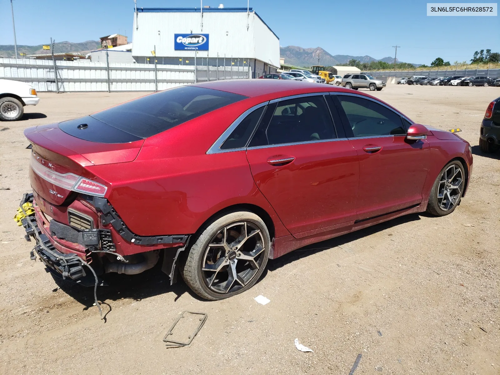 2017 Lincoln Mkz Reserve VIN: 3LN6L5FC6HR628572 Lot: 64822894