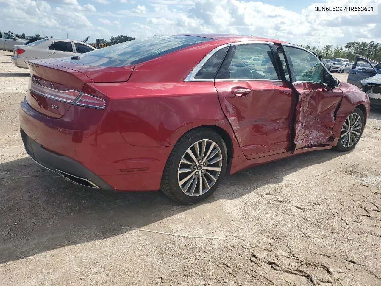 2017 Lincoln Mkz Select VIN: 3LN6L5C97HR663601 Lot: 65354634