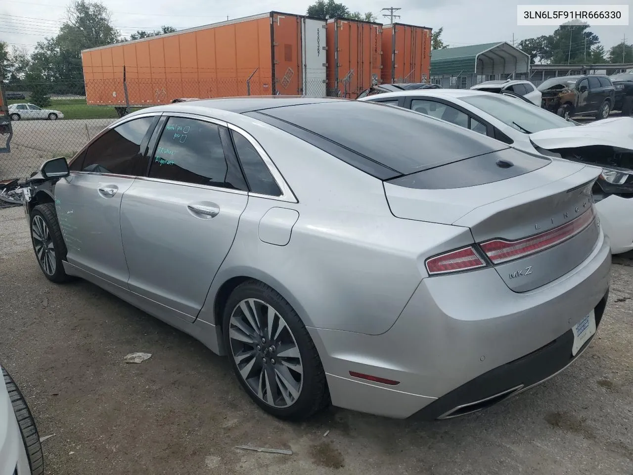 2017 Lincoln Mkz Reserve VIN: 3LN6L5F91HR666330 Lot: 67408334