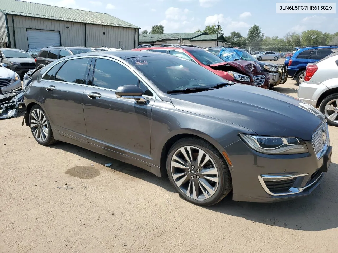 2017 Lincoln Mkz Reserve VIN: 3LN6L5FC7HR615829 Lot: 68230434