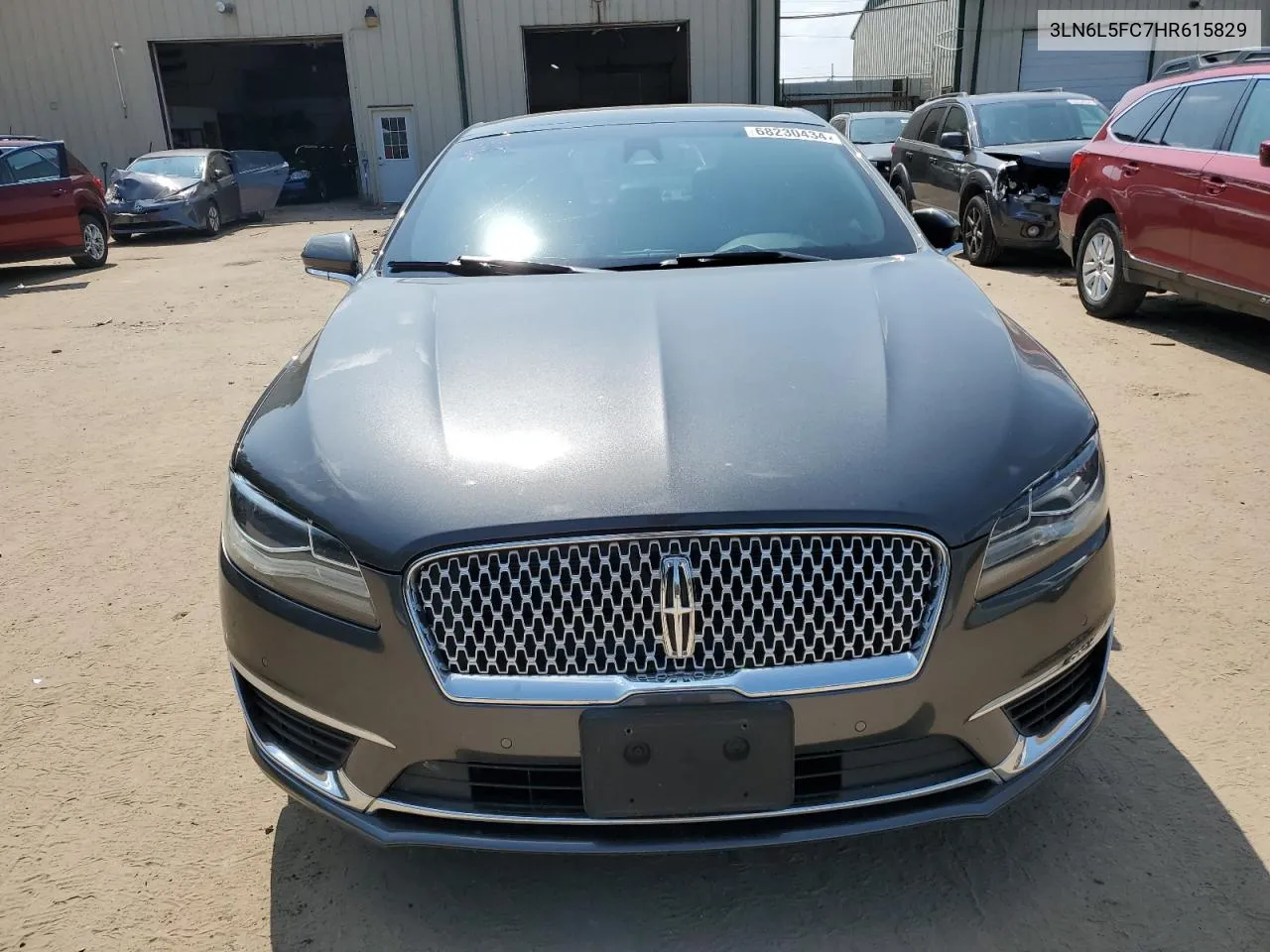 2017 Lincoln Mkz Reserve VIN: 3LN6L5FC7HR615829 Lot: 68230434