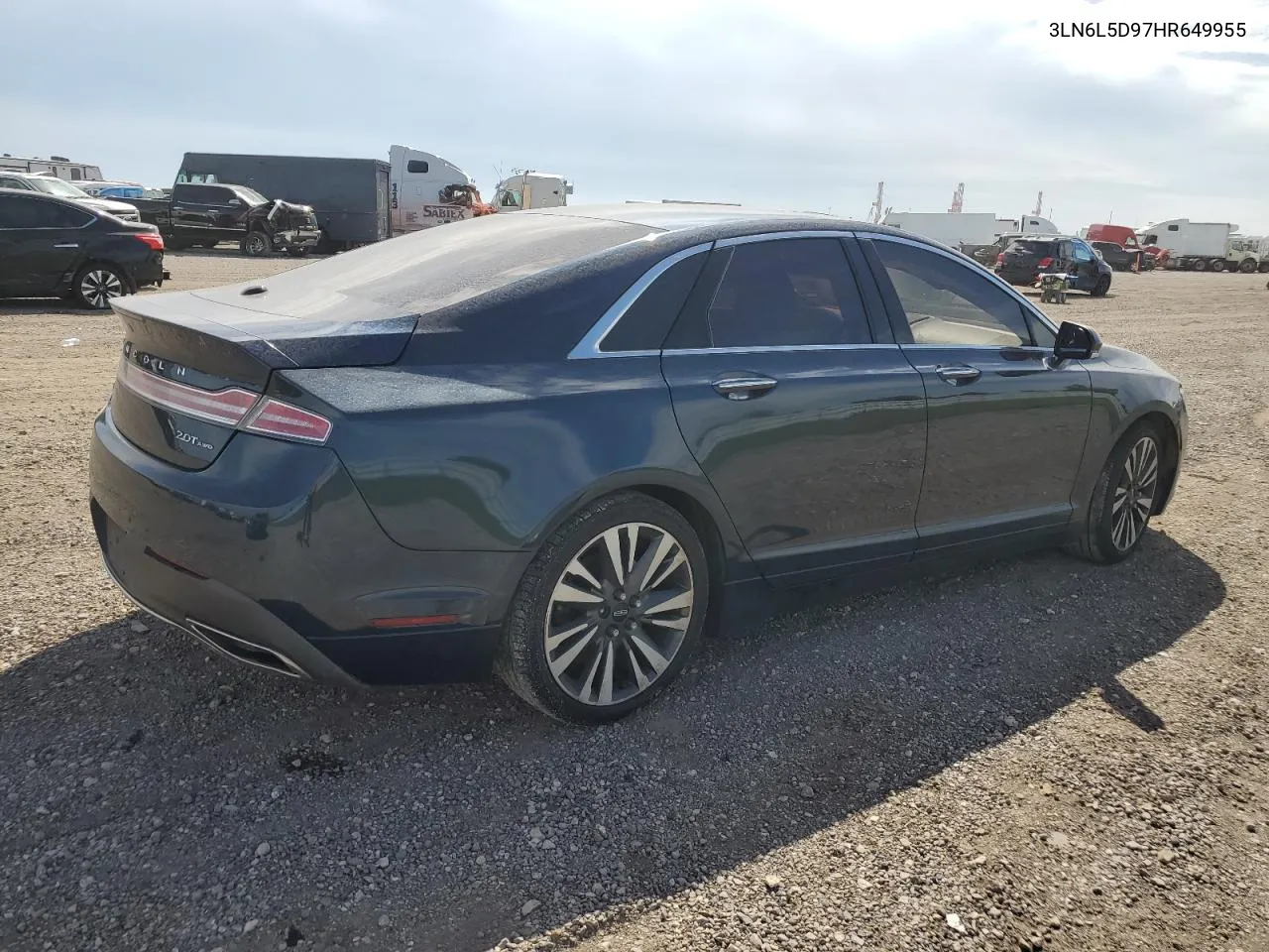 2017 Lincoln Mkz Select VIN: 3LN6L5D97HR649955 Lot: 69162624