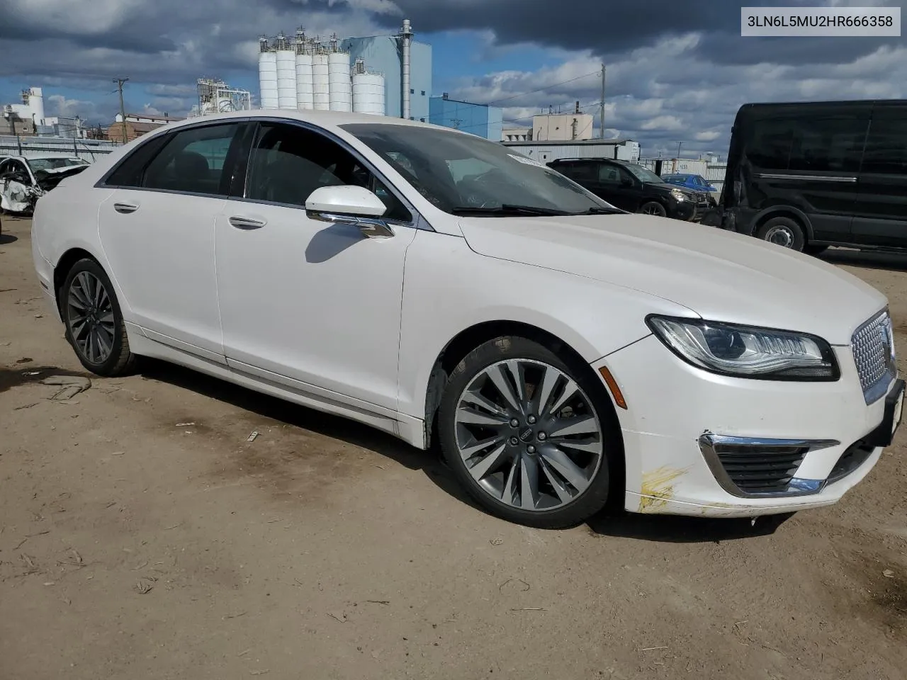 2017 Lincoln Mkz Hybrid Reserve VIN: 3LN6L5MU2HR666358 Lot: 69179004