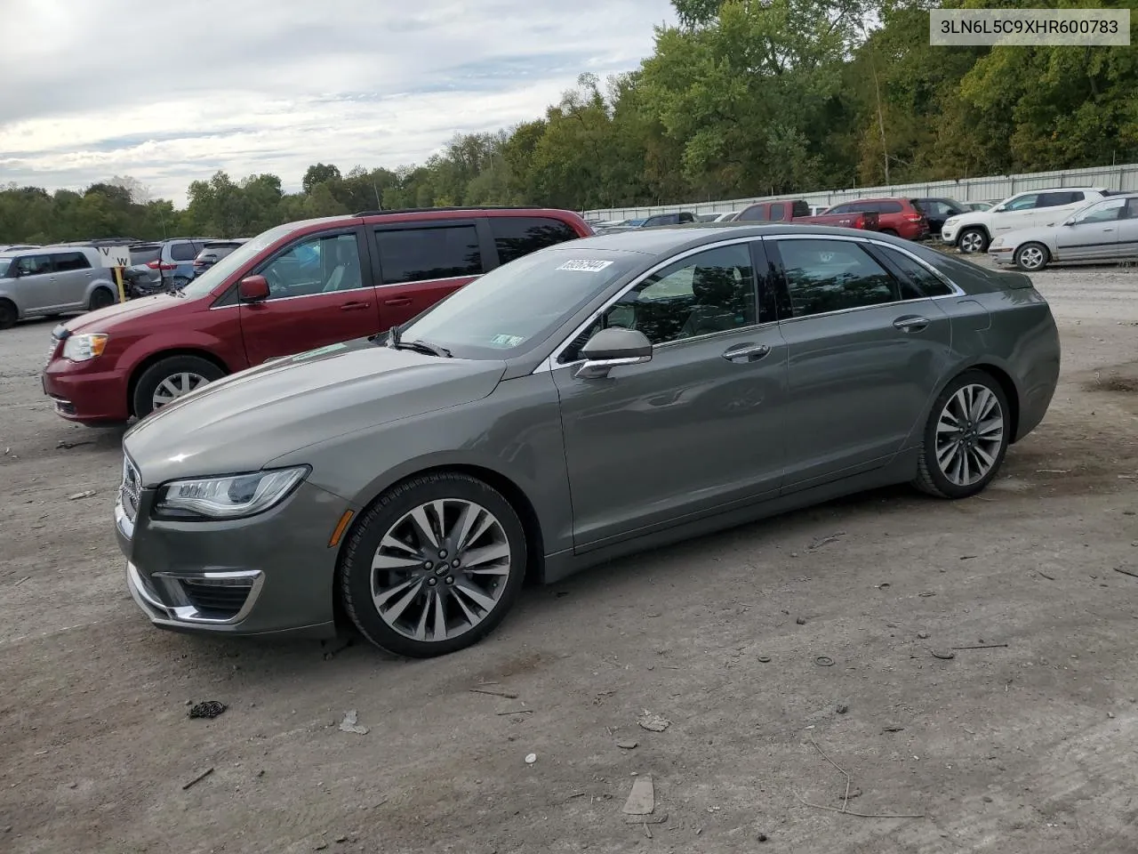 2017 Lincoln Mkz Select VIN: 3LN6L5C9XHR600783 Lot: 69267944