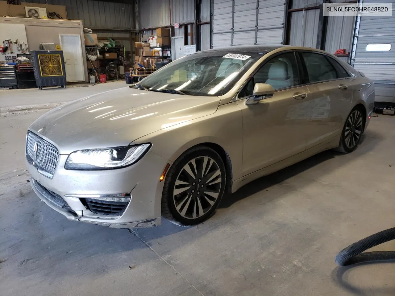 2017 Lincoln Mkz Reserve VIN: 3LN6L5FC0HR648820 Lot: 69402974