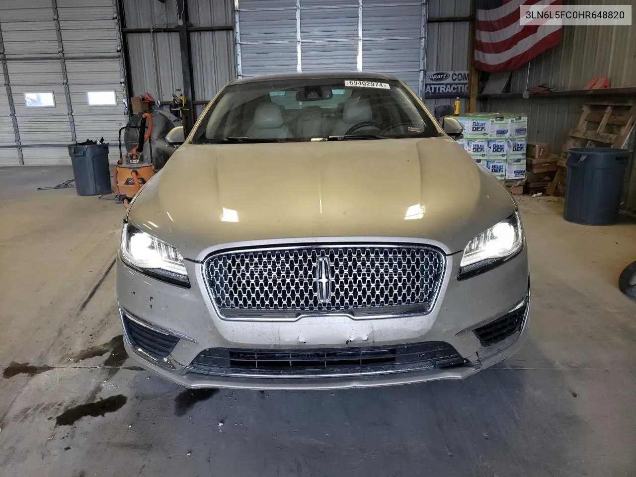 2017 Lincoln Mkz Reserve VIN: 3LN6L5FC0HR648820 Lot: 69402974