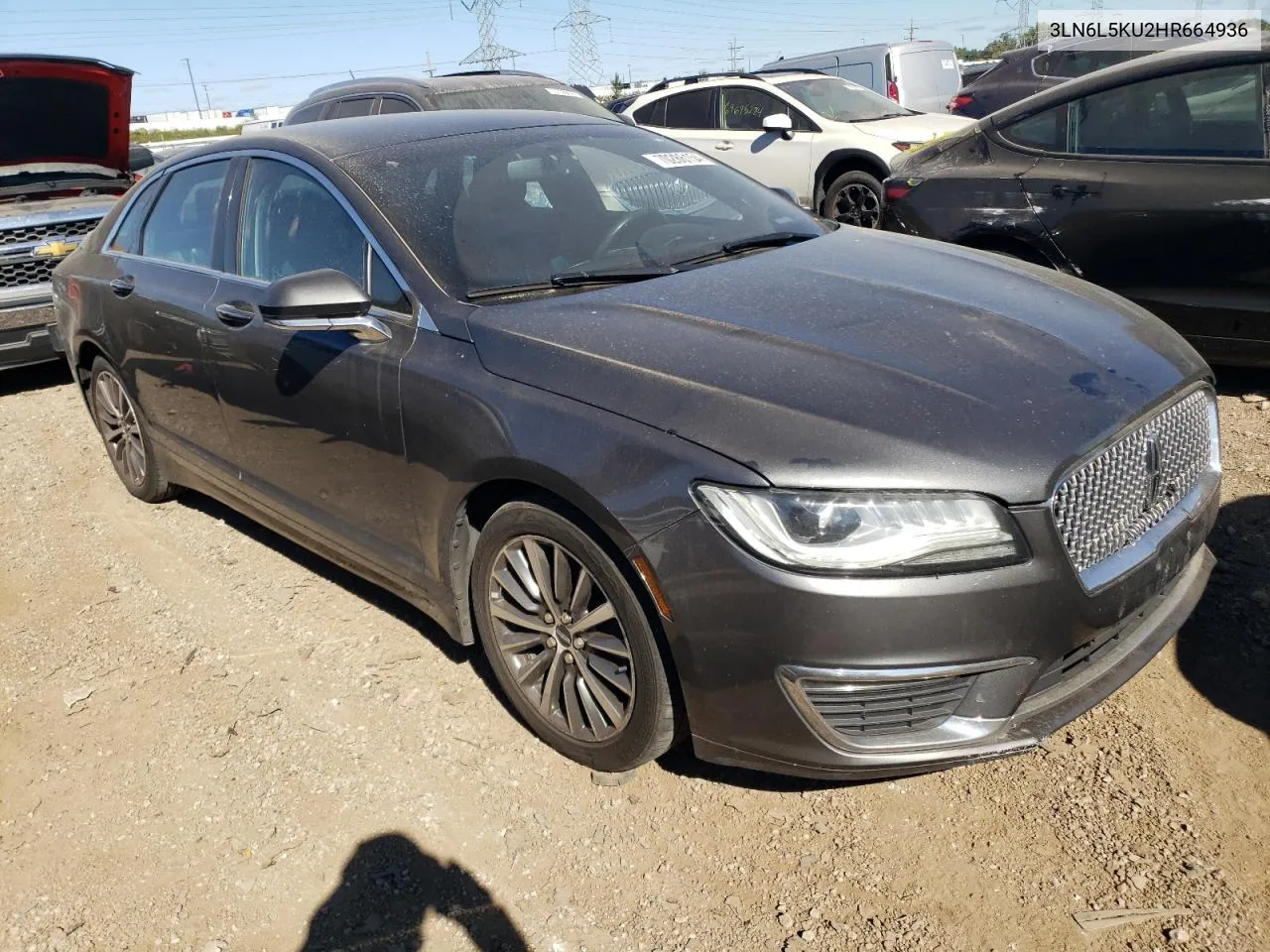 2017 Lincoln Mkz Hybrid Premiere VIN: 3LN6L5KU2HR664936 Lot: 70286154