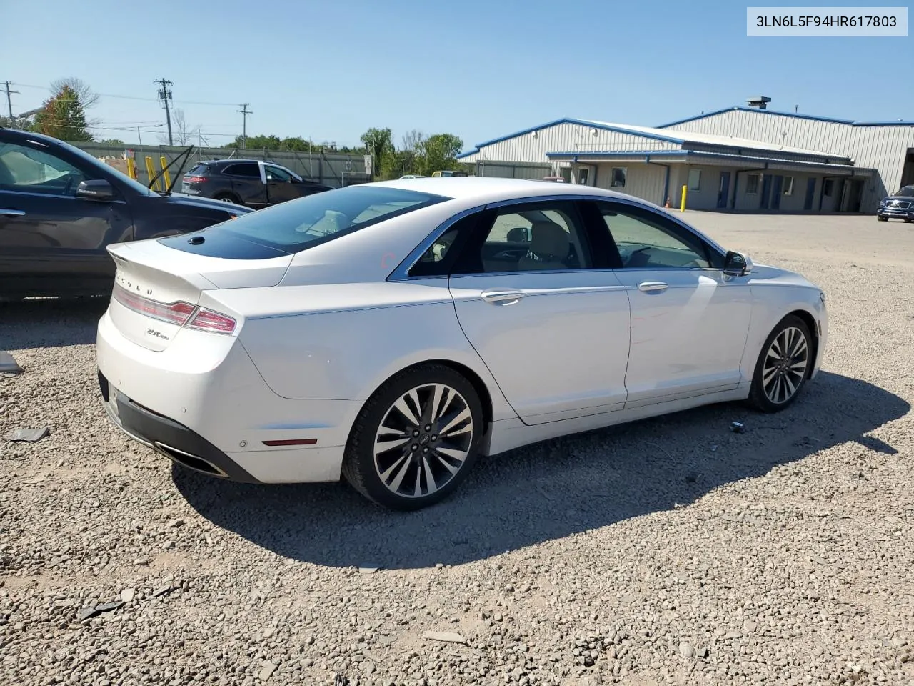 3LN6L5F94HR617803 2017 Lincoln Mkz Reserve