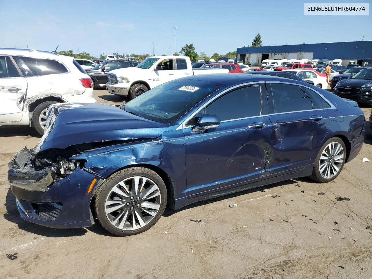 2017 Lincoln Mkz Hybrid Select VIN: 3LN6L5LU1HR604774 Lot: 70552494