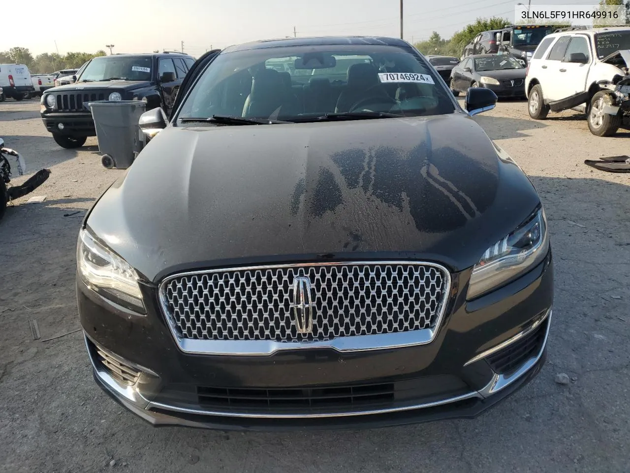 2017 Lincoln Mkz Reserve VIN: 3LN6L5F91HR649916 Lot: 70746924