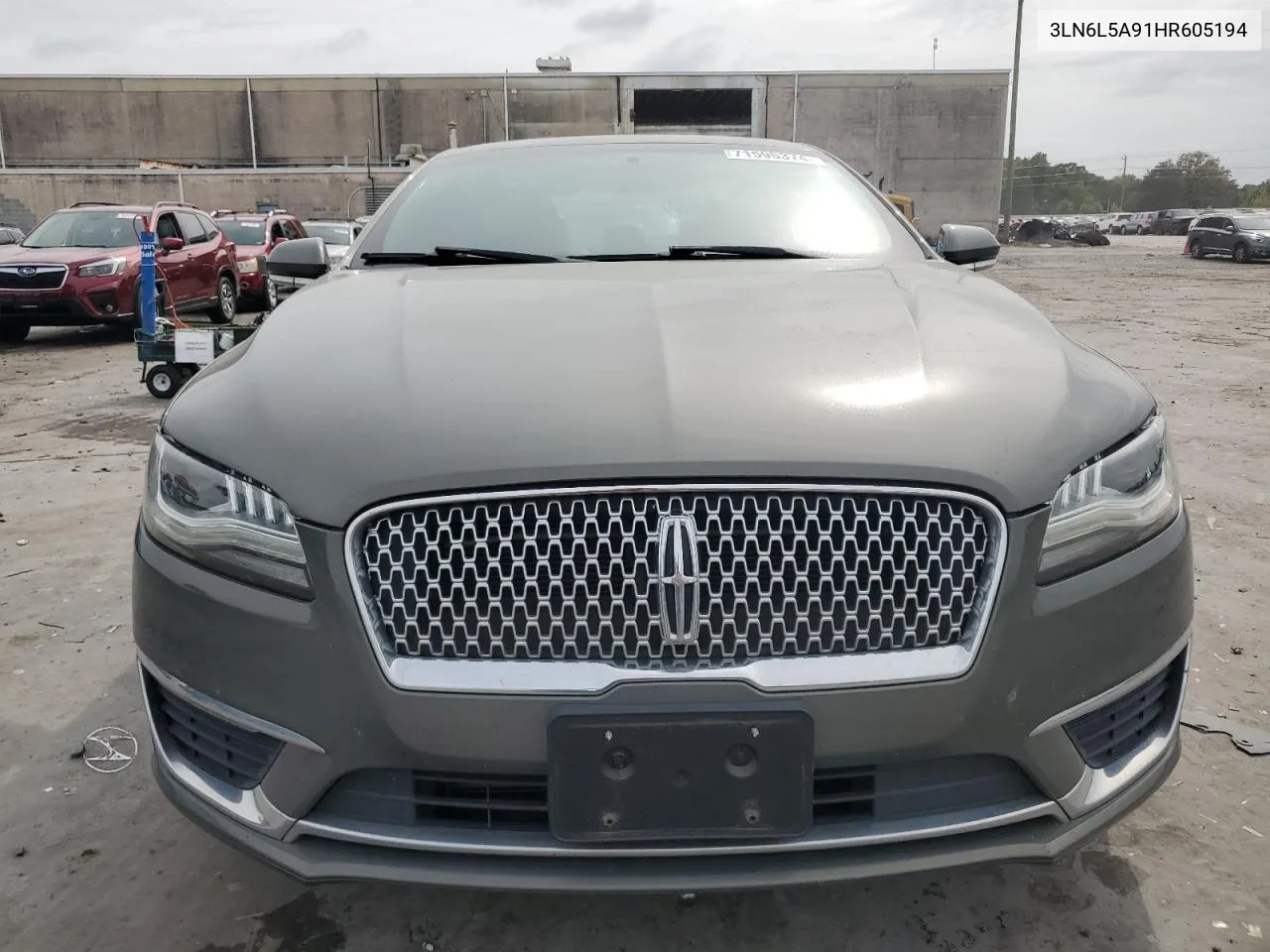 2017 Lincoln Mkz Premiere VIN: 3LN6L5A91HR605194 Lot: 71595374