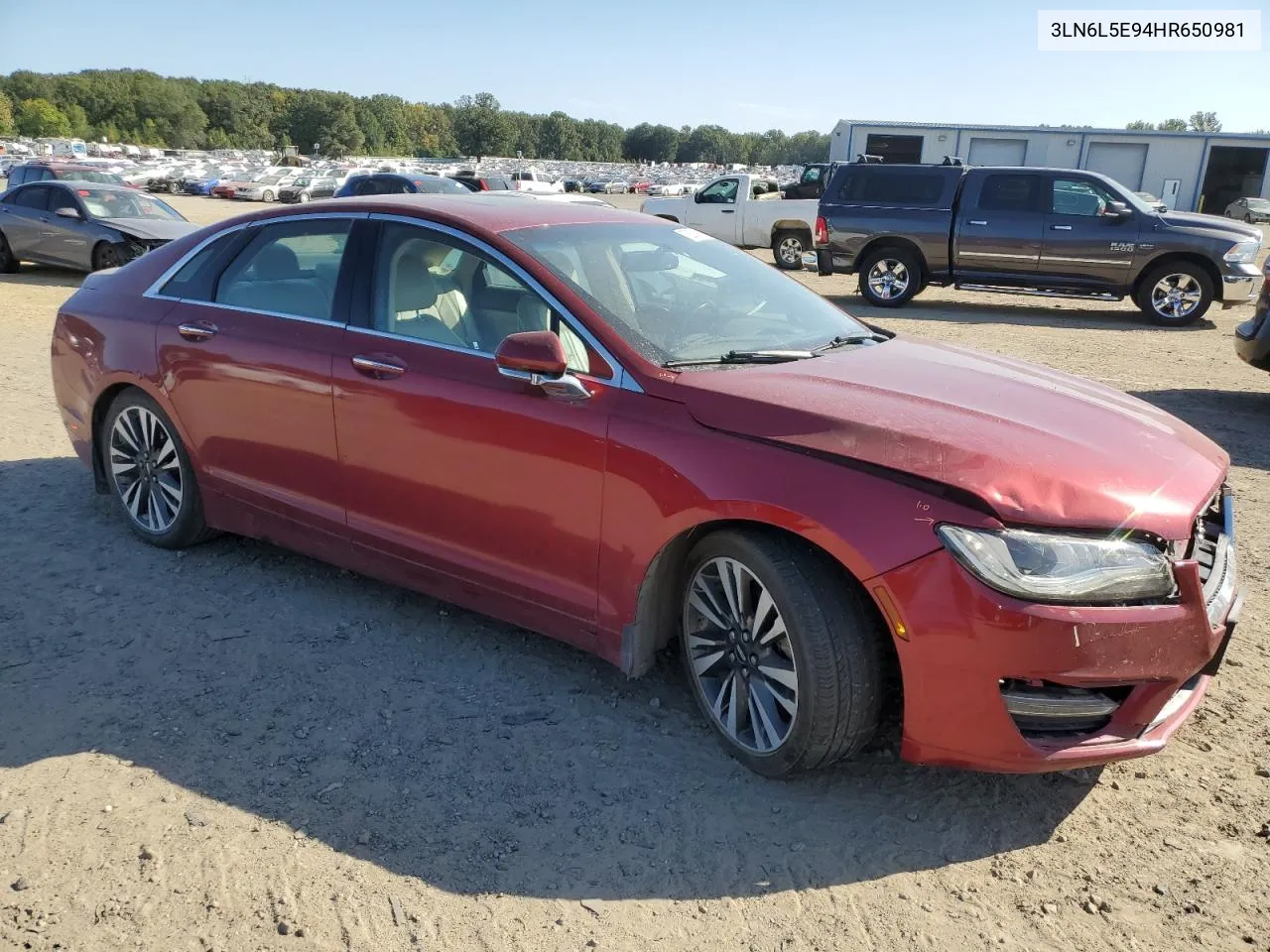 3LN6L5E94HR650981 2017 Lincoln Mkz Reserve