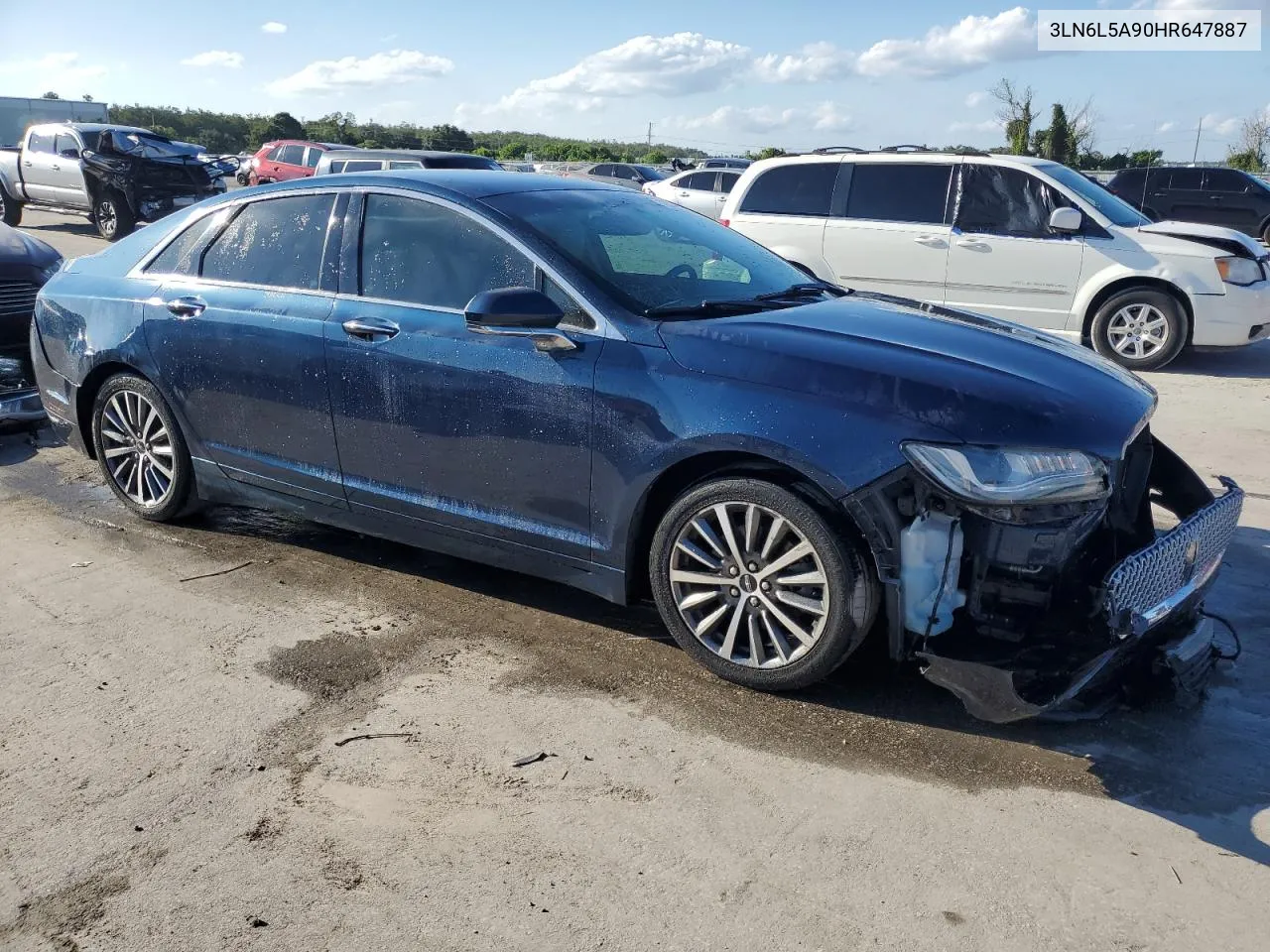 2017 Lincoln Mkz Premiere VIN: 3LN6L5A90HR647887 Lot: 72684304