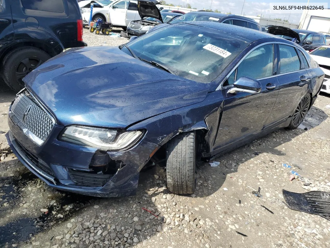 2017 Lincoln Mkz Reserve VIN: 3LN6L5F94HR622645 Lot: 73231184