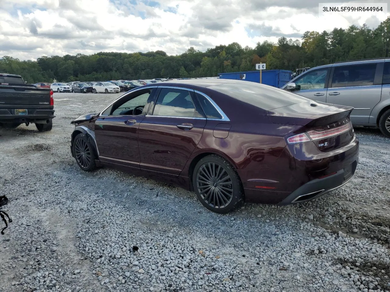 3LN6L5F99HR644964 2017 Lincoln Mkz Reserve