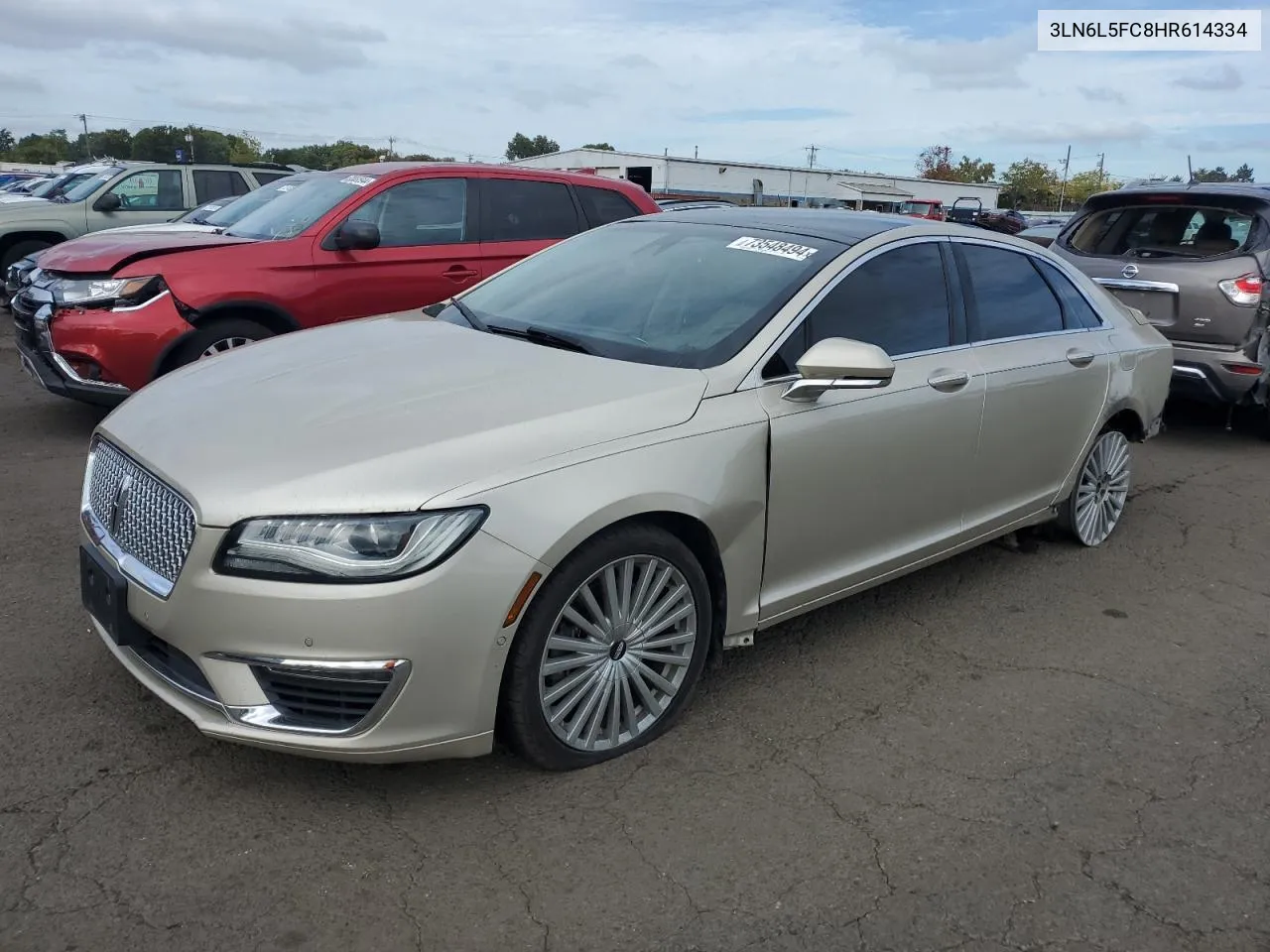 2017 Lincoln Mkz Reserve VIN: 3LN6L5FC8HR614334 Lot: 73548494