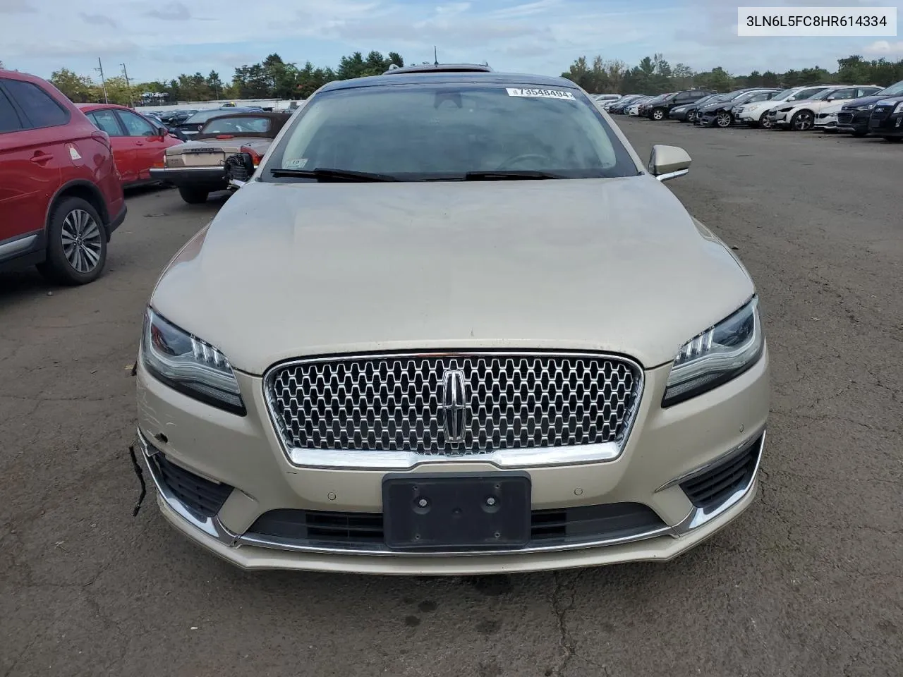 2017 Lincoln Mkz Reserve VIN: 3LN6L5FC8HR614334 Lot: 73548494