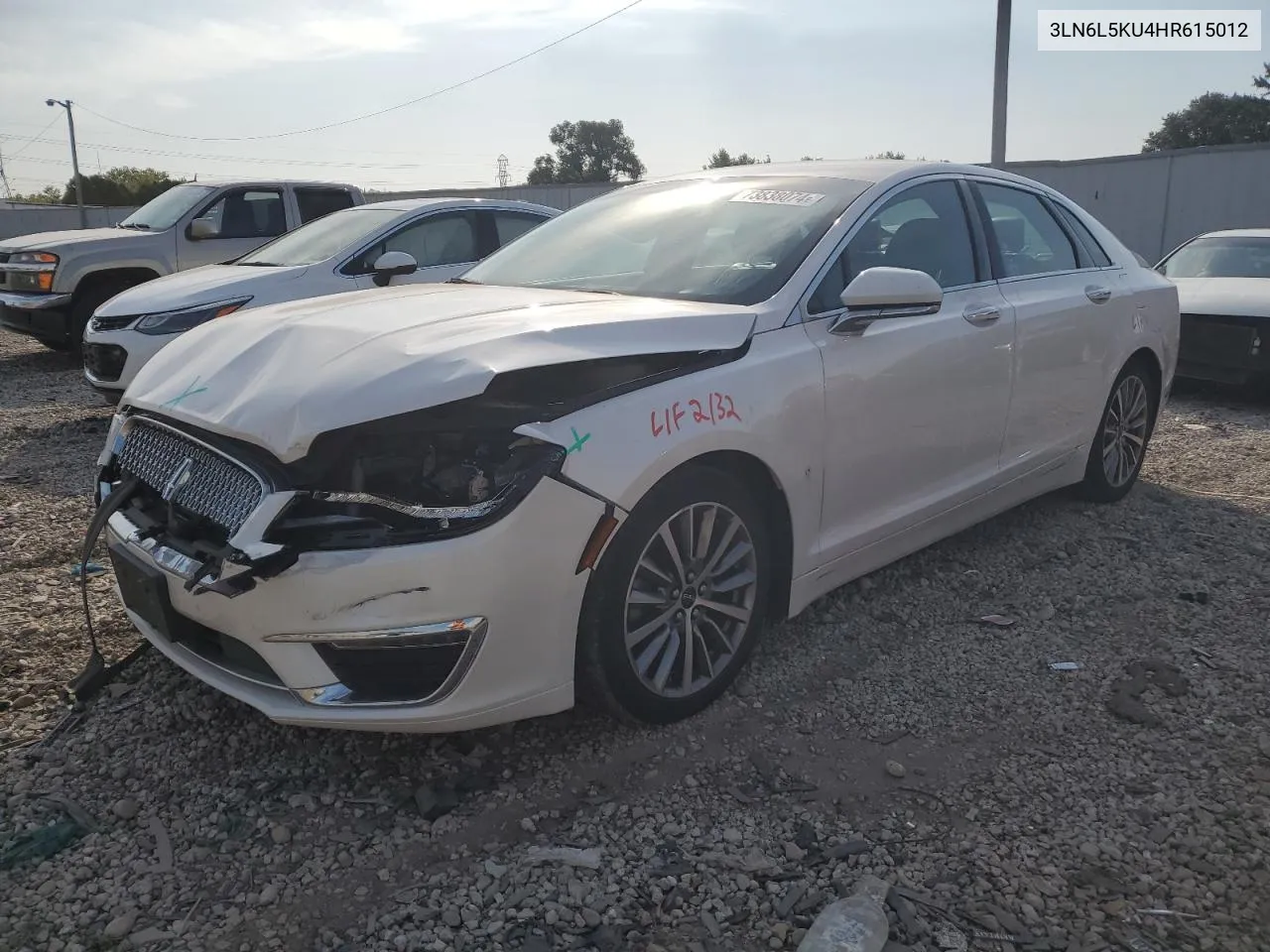 3LN6L5KU4HR615012 2017 Lincoln Mkz Hybrid Premiere