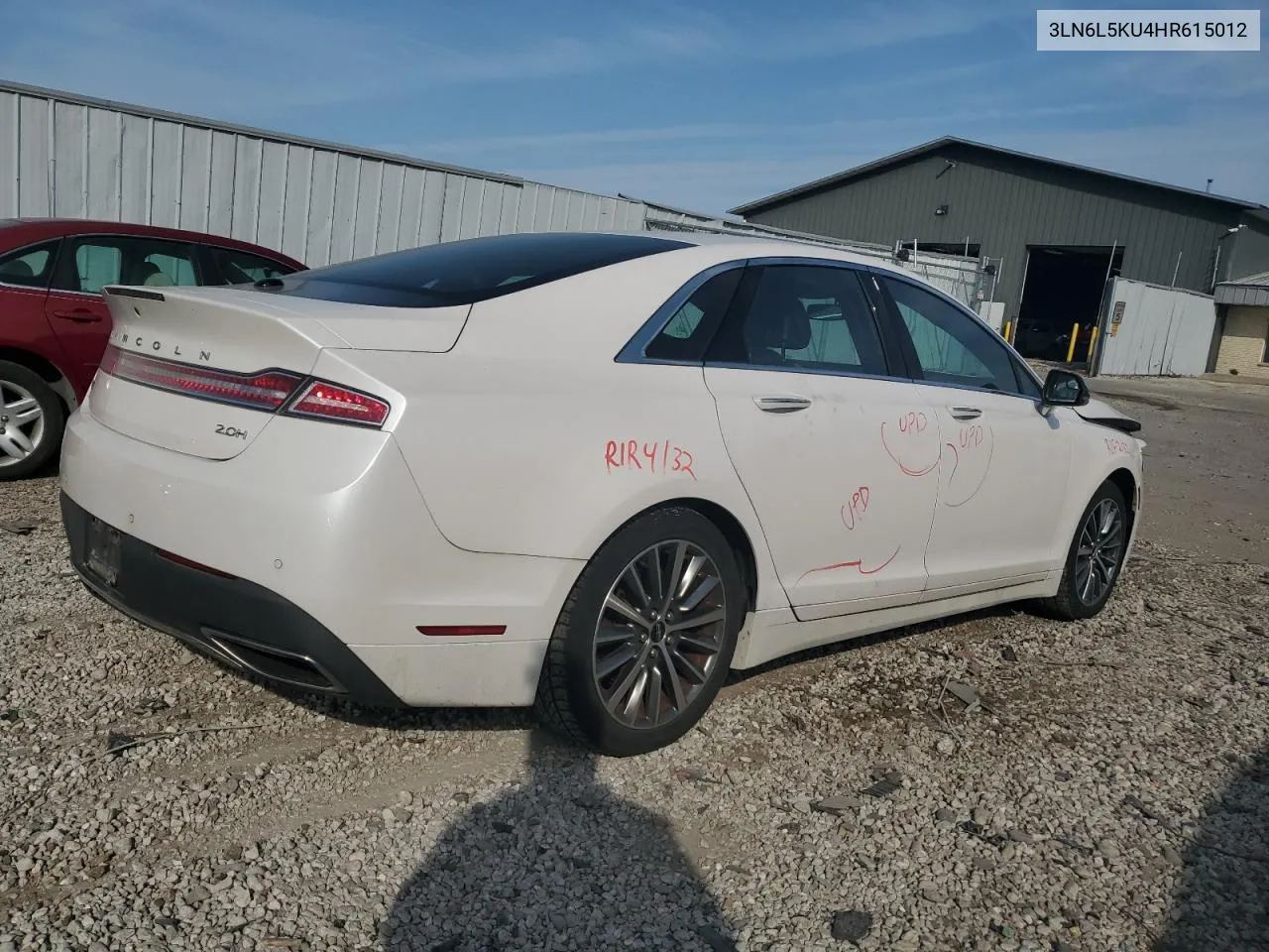 3LN6L5KU4HR615012 2017 Lincoln Mkz Hybrid Premiere