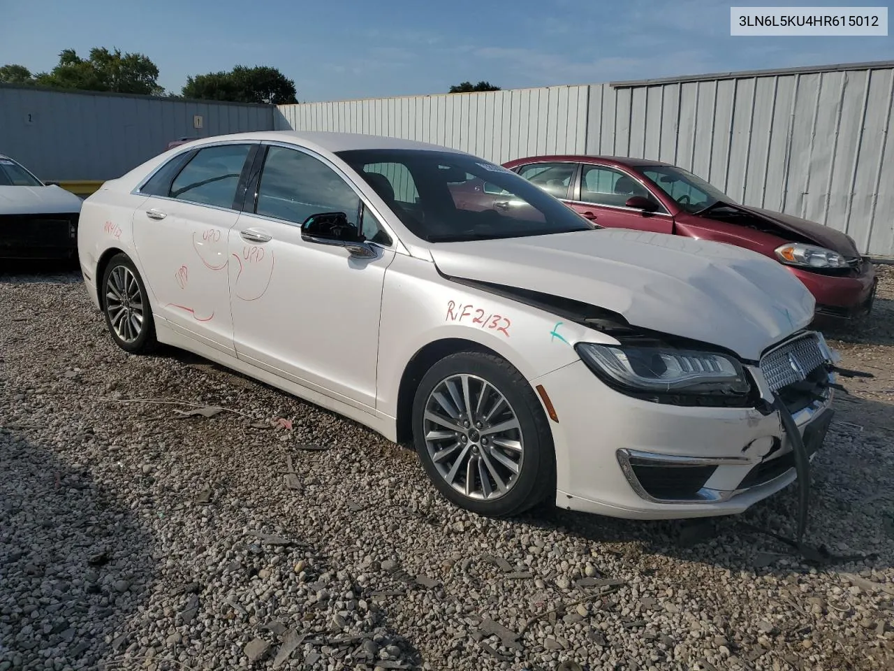 3LN6L5KU4HR615012 2017 Lincoln Mkz Hybrid Premiere