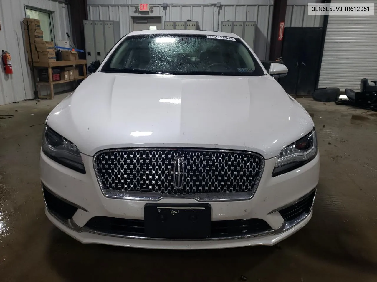 2017 Lincoln Mkz Reserve VIN: 3LN6L5E93HR612951 Lot: 74273684