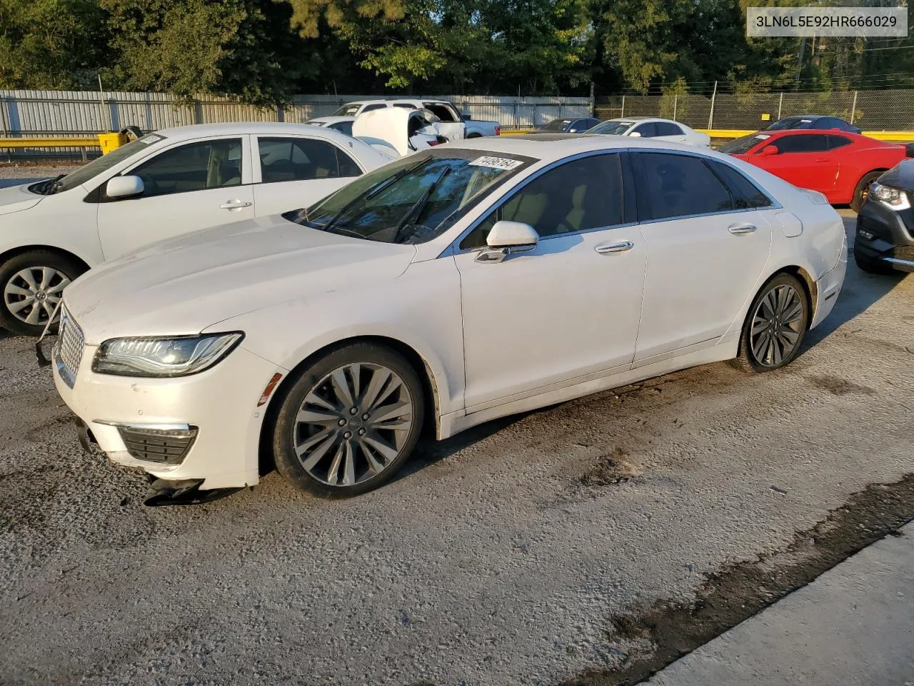 2017 Lincoln Mkz Reserve VIN: 3LN6L5E92HR666029 Lot: 74496164