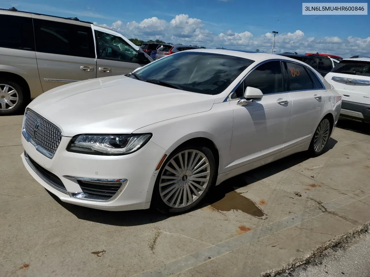 2017 Lincoln Mkz Hybrid Reserve VIN: 3LN6L5MU4HR600846 Lot: 74539834