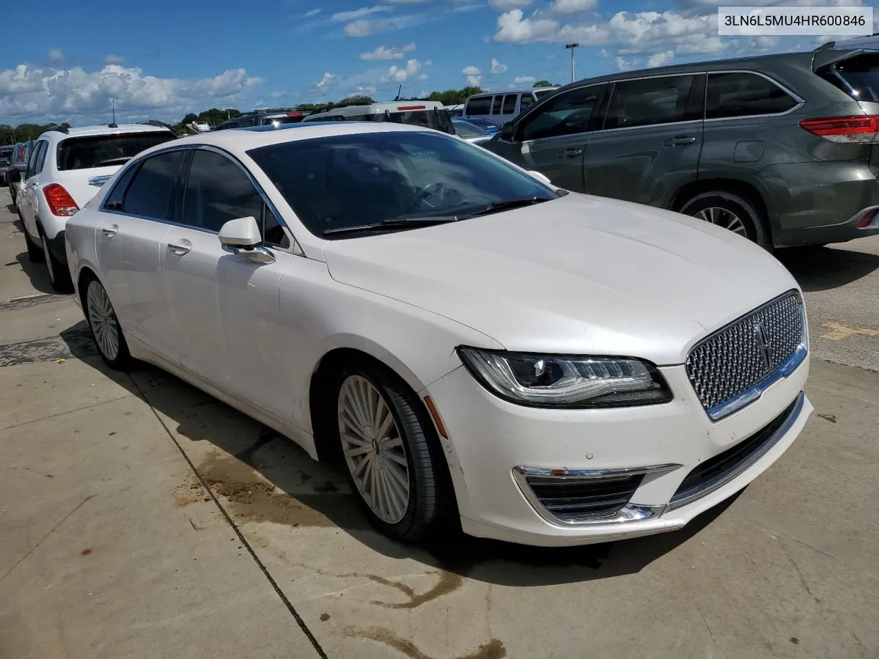 2017 Lincoln Mkz Hybrid Reserve VIN: 3LN6L5MU4HR600846 Lot: 74539834