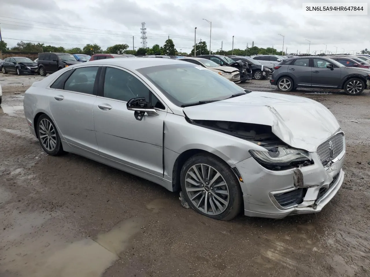 2017 Lincoln Mkz Premiere VIN: 3LN6L5A94HR647844 Lot: 74676594