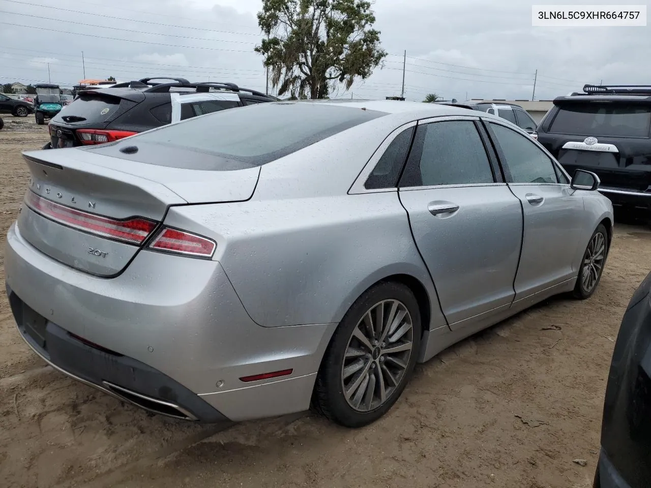 2017 Lincoln Mkz Select VIN: 3LN6L5C9XHR664757 Lot: 74681374