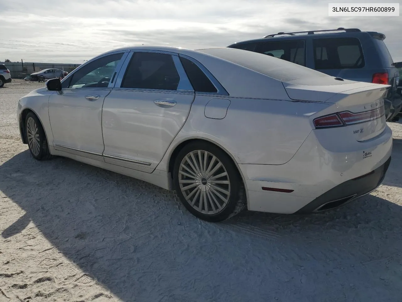 3LN6L5C97HR600899 2017 Lincoln Mkz Select