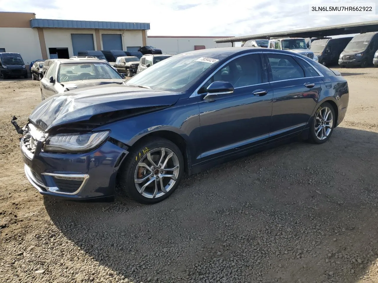 2017 Lincoln Mkz Hybrid Reserve VIN: 3LN6L5MU7HR662922 Lot: 78094424