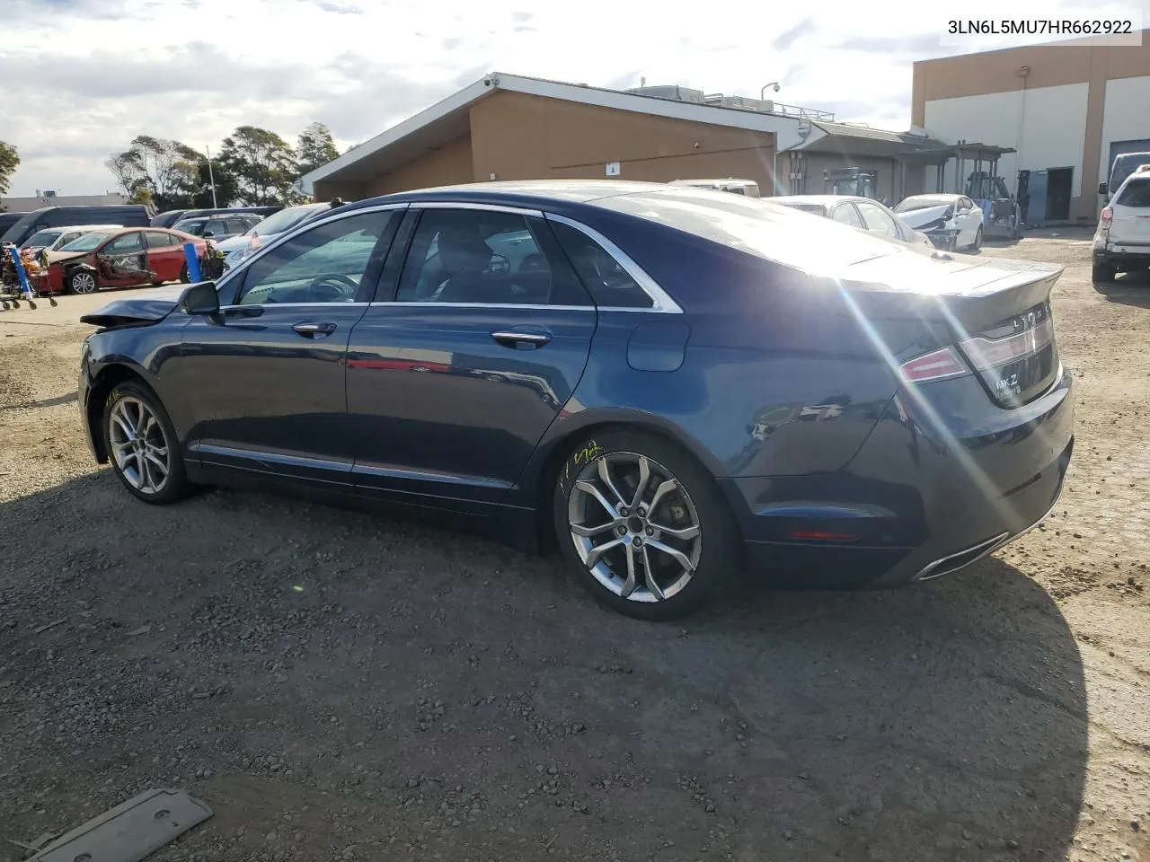 2017 Lincoln Mkz Hybrid Reserve VIN: 3LN6L5MU7HR662922 Lot: 78094424