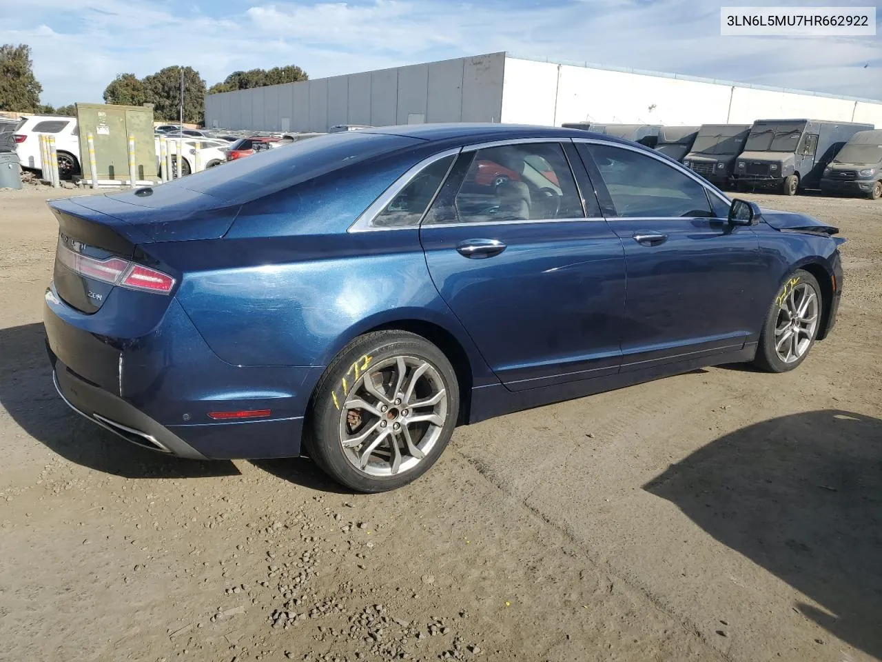 2017 Lincoln Mkz Hybrid Reserve VIN: 3LN6L5MU7HR662922 Lot: 78094424