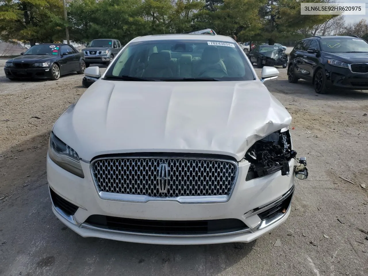 2017 Lincoln Mkz Reserve VIN: 3LN6L5E92HR620975 Lot: 78243034