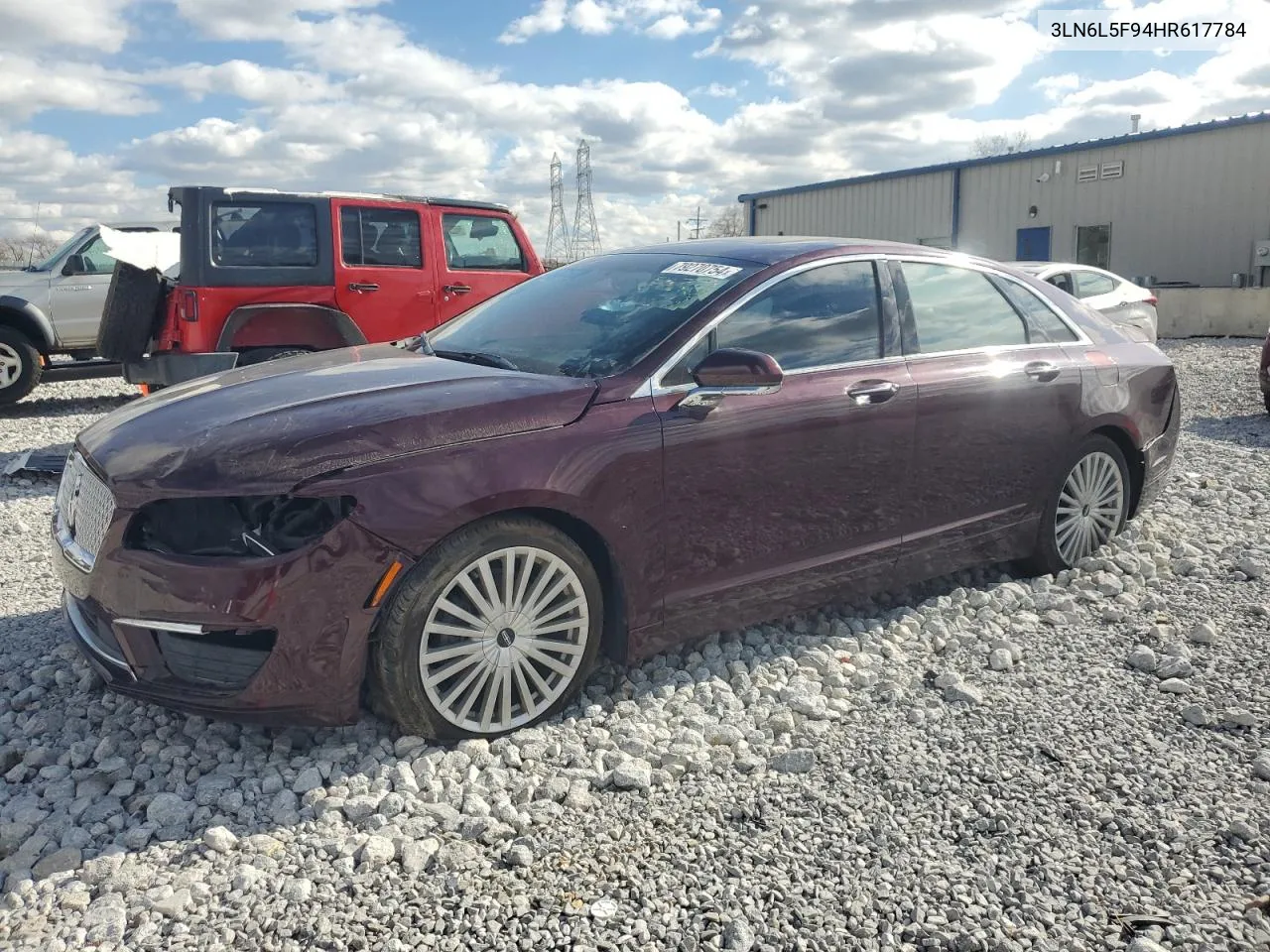 2017 Lincoln Mkz Reserve VIN: 3LN6L5F94HR617784 Lot: 79270754