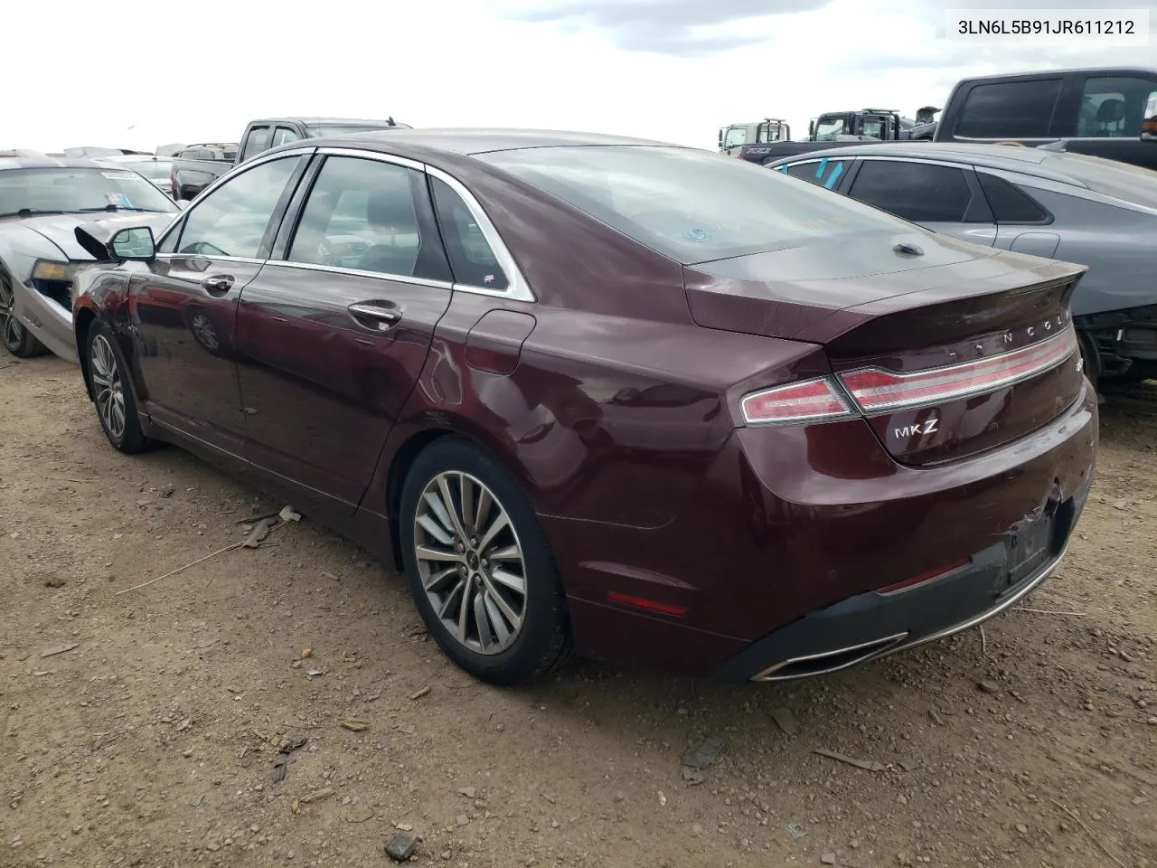 2018 Lincoln Mkz Premiere VIN: 3LN6L5B91JR611212 Lot: 55393184