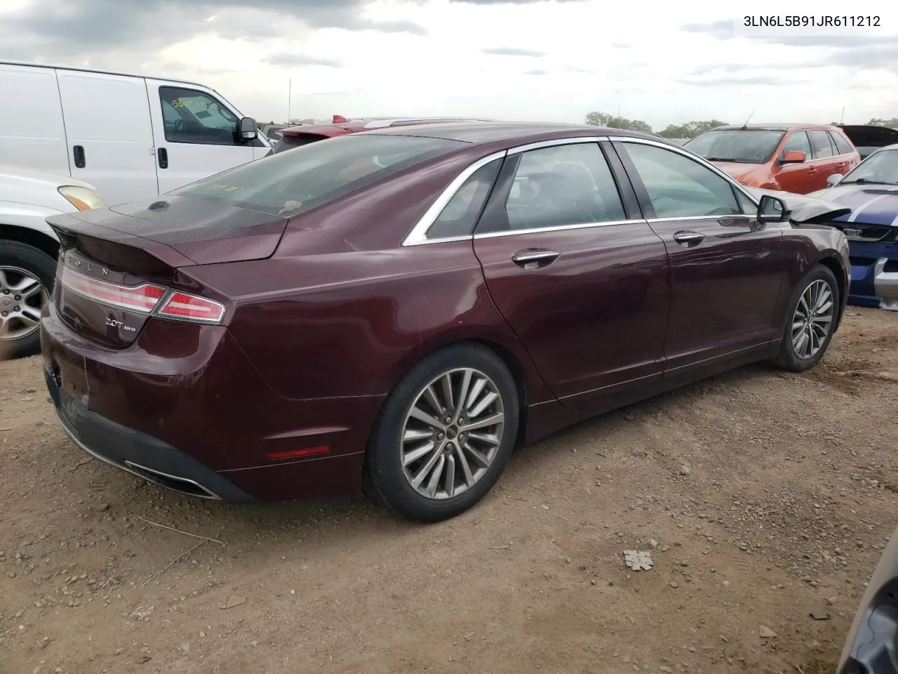 2018 Lincoln Mkz Premiere VIN: 3LN6L5B91JR611212 Lot: 55393184