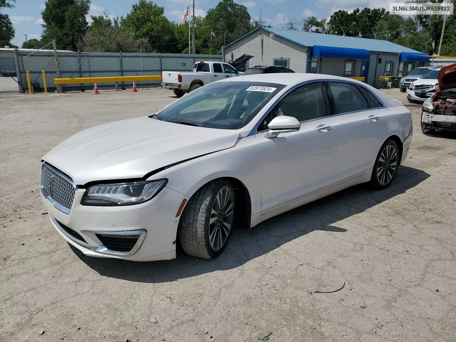 3LN6L5MU1JR628822 2018 Lincoln Mkz Hybrid Reserve