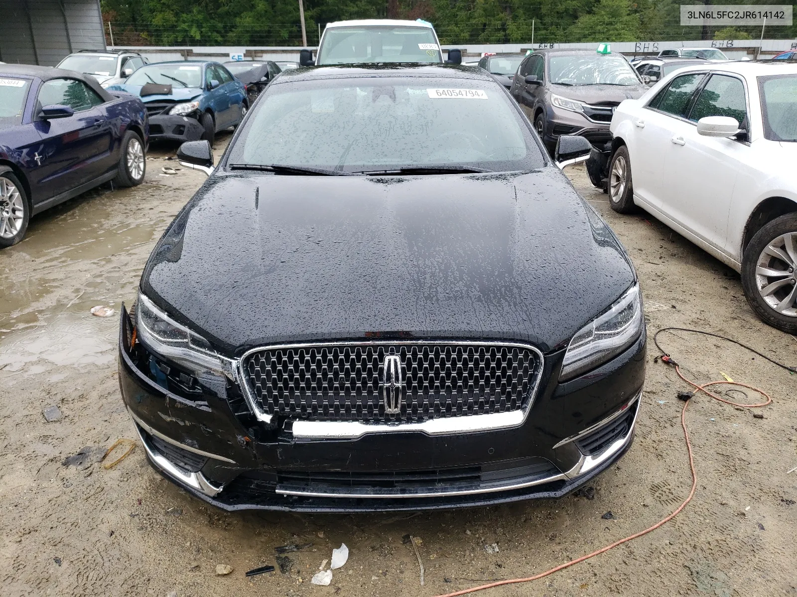 2018 Lincoln Mkz Reserve VIN: 3LN6L5FC2JR614142 Lot: 64054794