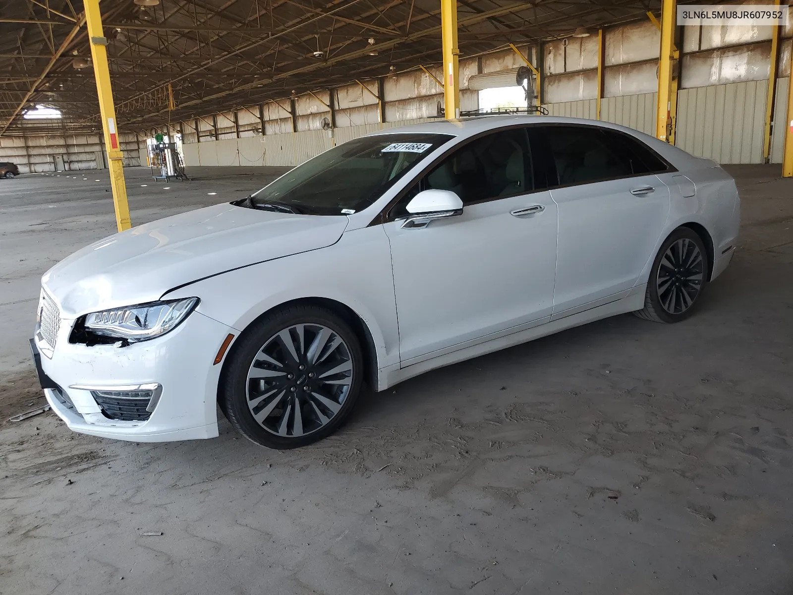 2018 Lincoln Mkz Hybrid Reserve VIN: 3LN6L5MU8JR607952 Lot: 64114684